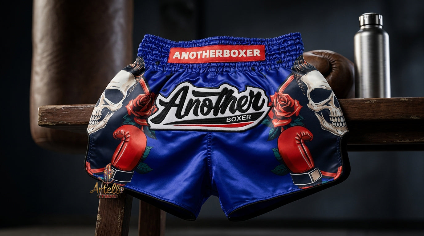 🥊 Muay Thai Shorts Kickboxing MMA Fight Shorts for Men Women Kids – Thai Boxing Training Gear, Breathable Quick Dry Martial Arts Combat Shorts