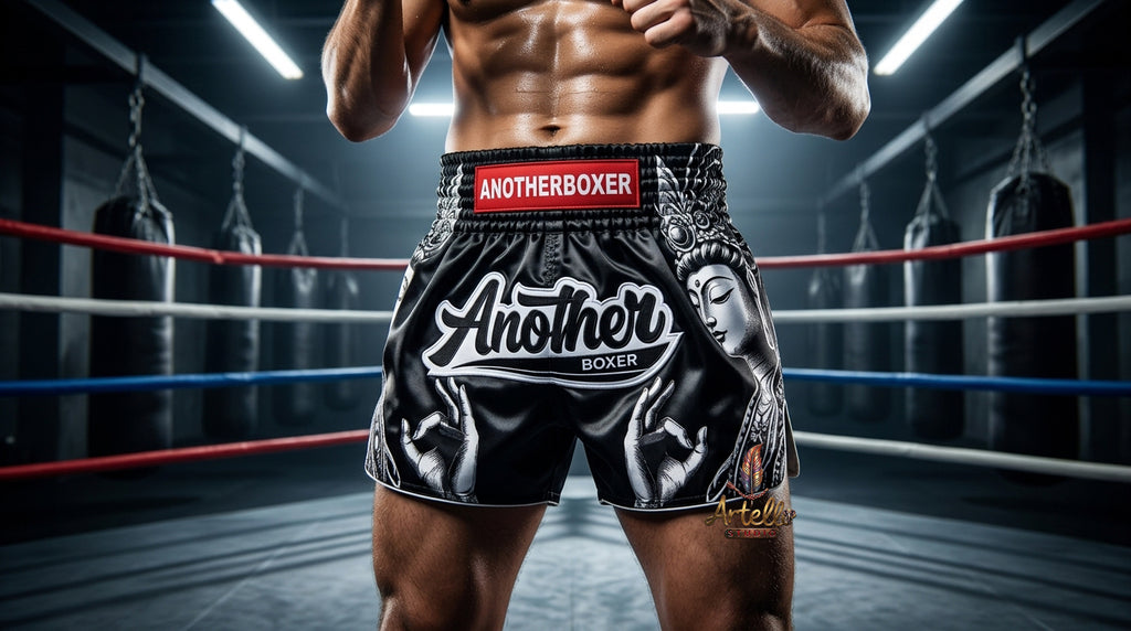 🥊 Muay Thai Shorts Kickboxing MMA Fight Shorts for Men Women Kids – Thai Boxing Training Gear, Breathable Quick Dry Martial Arts Combat Shorts