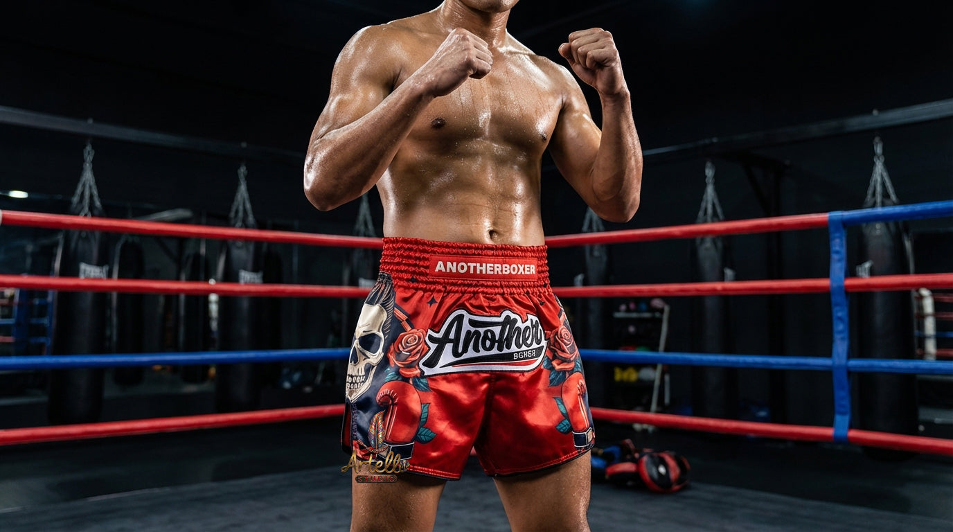 🥊 Muay Thai Shorts Kickboxing MMA Fight Shorts for Men Women Kids – Thai Boxing Training Gear, Breathable Quick Dry Martial Arts Combat Shorts