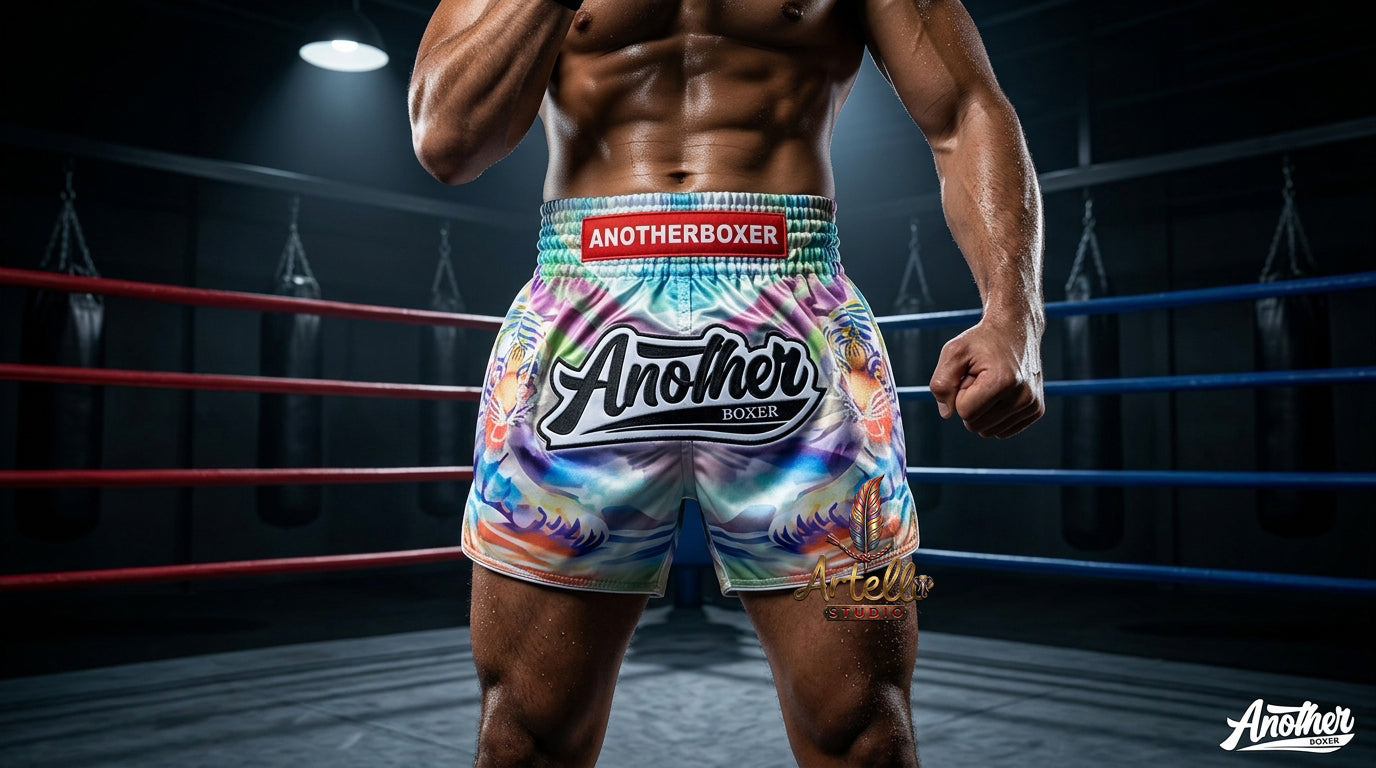 🥊 Muay Thai Shorts Kickboxing MMA Fight Shorts for Men Women Kids – Thai Boxing Training Gear, Breathable Quick Dry Martial Arts Combat Shorts