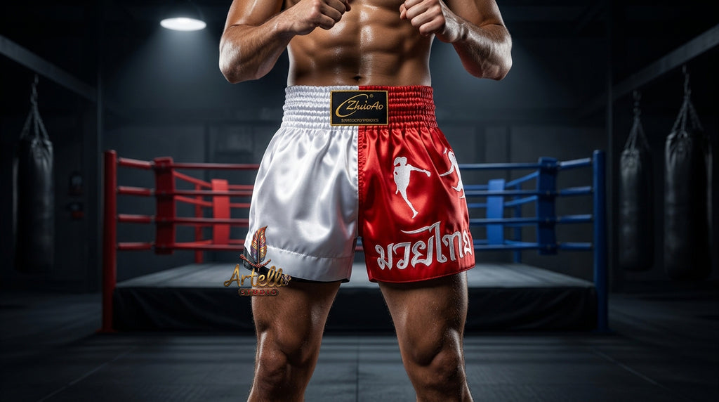 🥊 Muay Thai Shorts Kickboxing MMA Fight Shorts for Men Women Kids – Thai Boxing Training Gear, Breathable Quick Dry Martial Arts Combat Shorts