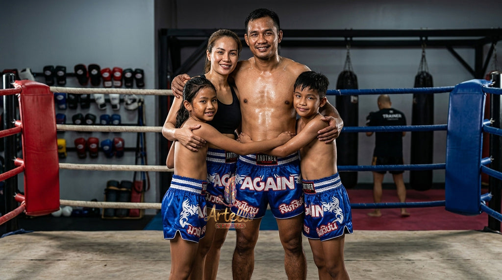 🥊 Muay Thai Shorts Kickboxing MMA Fight Shorts for Men Women Kids – Thai Boxing Training Gear, Breathable Quick Dry Martial Arts Combat Shorts