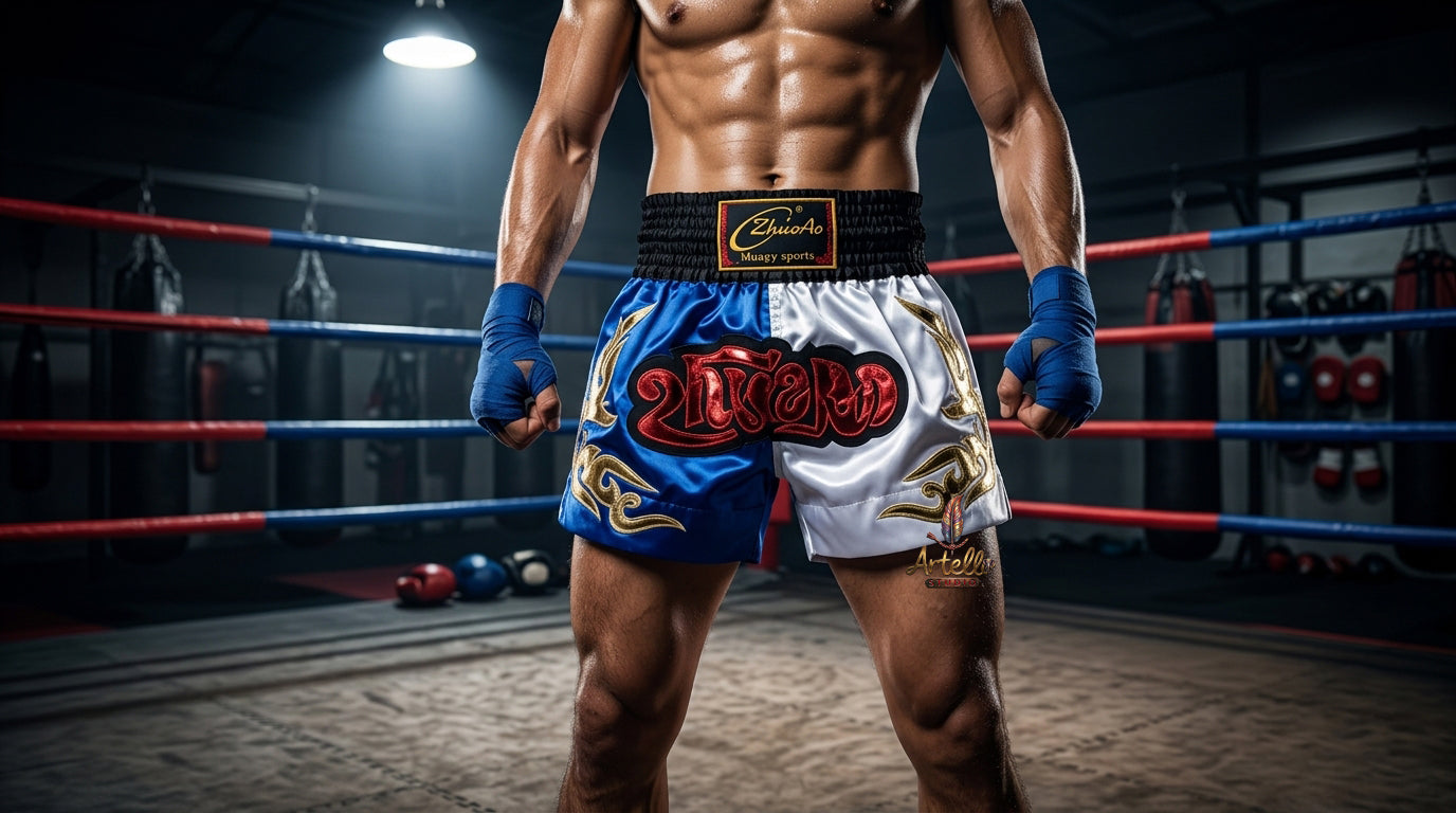 🥊 Muay Thai Shorts Kickboxing MMA Fight Shorts for Men Women Kids – Thai Boxing Training Gear, Breathable Quick Dry Martial Arts Combat Shorts
