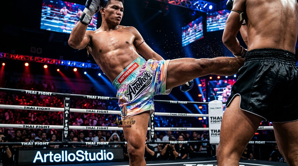 🥊 Muay Thai Shorts Kickboxing MMA Fight Shorts for Men Women Kids – Thai Boxing Training Gear, Breathable Quick Dry Martial Arts Combat Shorts