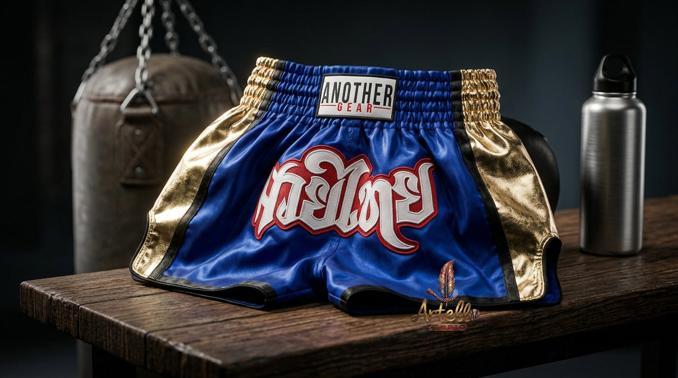🥊 Muay Thai Shorts Kickboxing MMA Fight Shorts for Men Women Kids – Thai Boxing Training Gear, Breathable Quick Dry Martial Arts Combat Shorts
