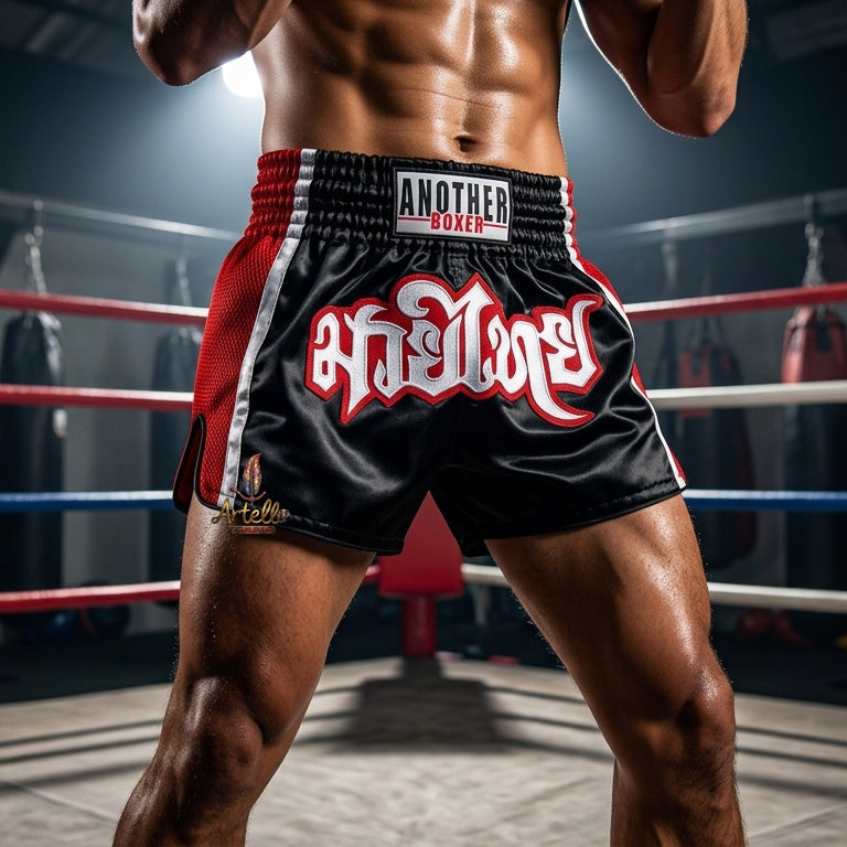 🥊 Muay Thai Shorts Kickboxing MMA Fight Shorts for Men Women Kids – Thai Boxing Training Gear, Breathable Quick Dry Martial Arts Combat Shorts