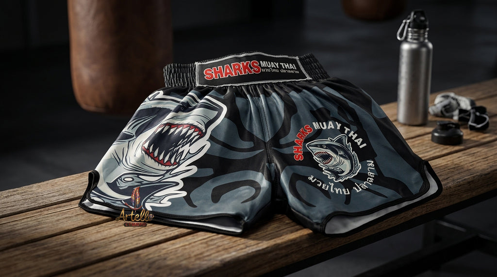 🥊 Muay Thai Shorts Kickboxing MMA Fight Shorts for Men Women Kids – Thai Boxing Training Gear, Breathable Quick Dry Martial Arts Combat Shorts