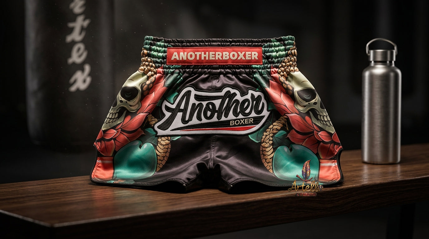 🥊 Muay Thai Shorts Kickboxing MMA Fight Shorts for Men Women Kids – Thai Boxing Training Gear, Breathable Quick Dry Martial Arts Combat Shorts