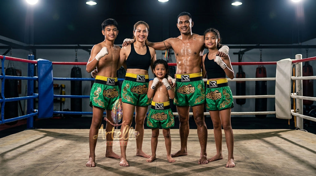 🥊 Muay Thai Shorts Kickboxing MMA Fight Shorts for Men Women Kids – Thai Boxing Training Gear, Breathable Quick Dry Martial Arts Combat Shorts