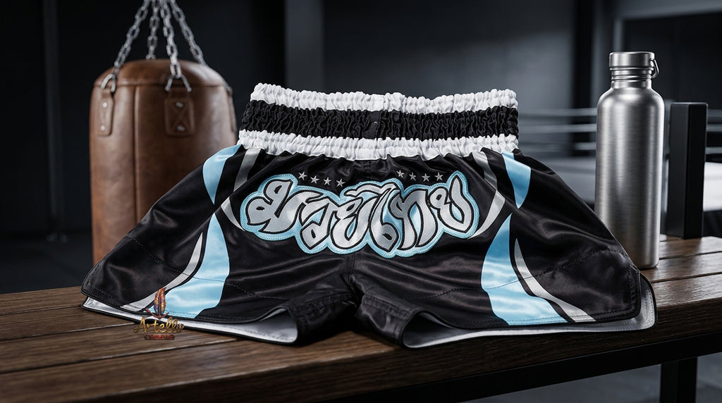 🥊 Muay Thai Shorts Kickboxing MMA Fight Shorts for Men Women Kids – Thai Boxing Training Gear, Breathable Quick Dry Martial Arts Combat Shorts