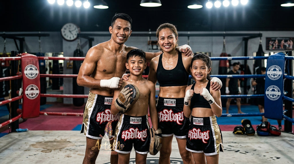 🥊 Muay Thai Shorts Kickboxing MMA Fight Shorts for Men Women Kids – Thai Boxing Training Gear, Breathable Quick Dry Martial Arts Combat Shorts