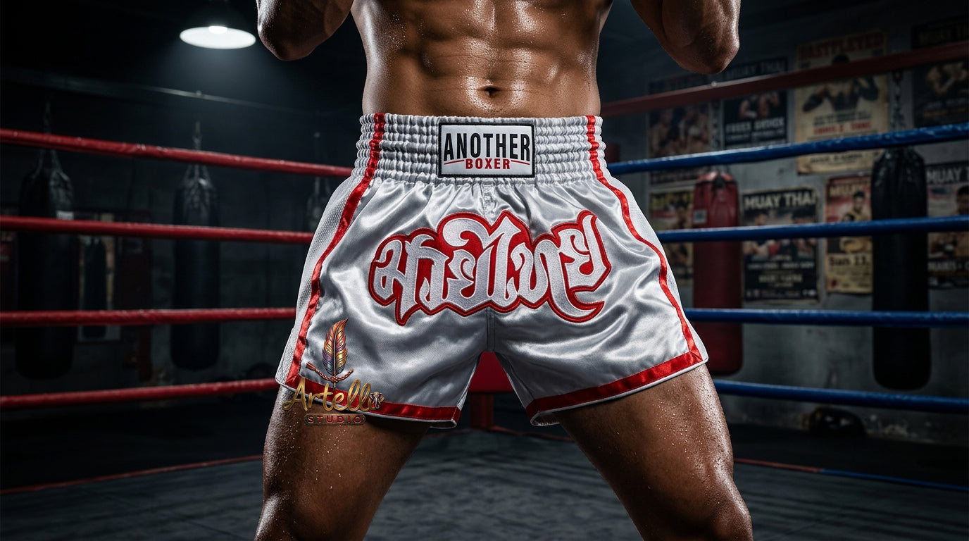 🥊 Muay Thai Shorts Kickboxing MMA Fight Shorts for Men Women Kids – Thai Boxing Training Gear, Breathable Quick Dry Martial Arts Combat Shorts