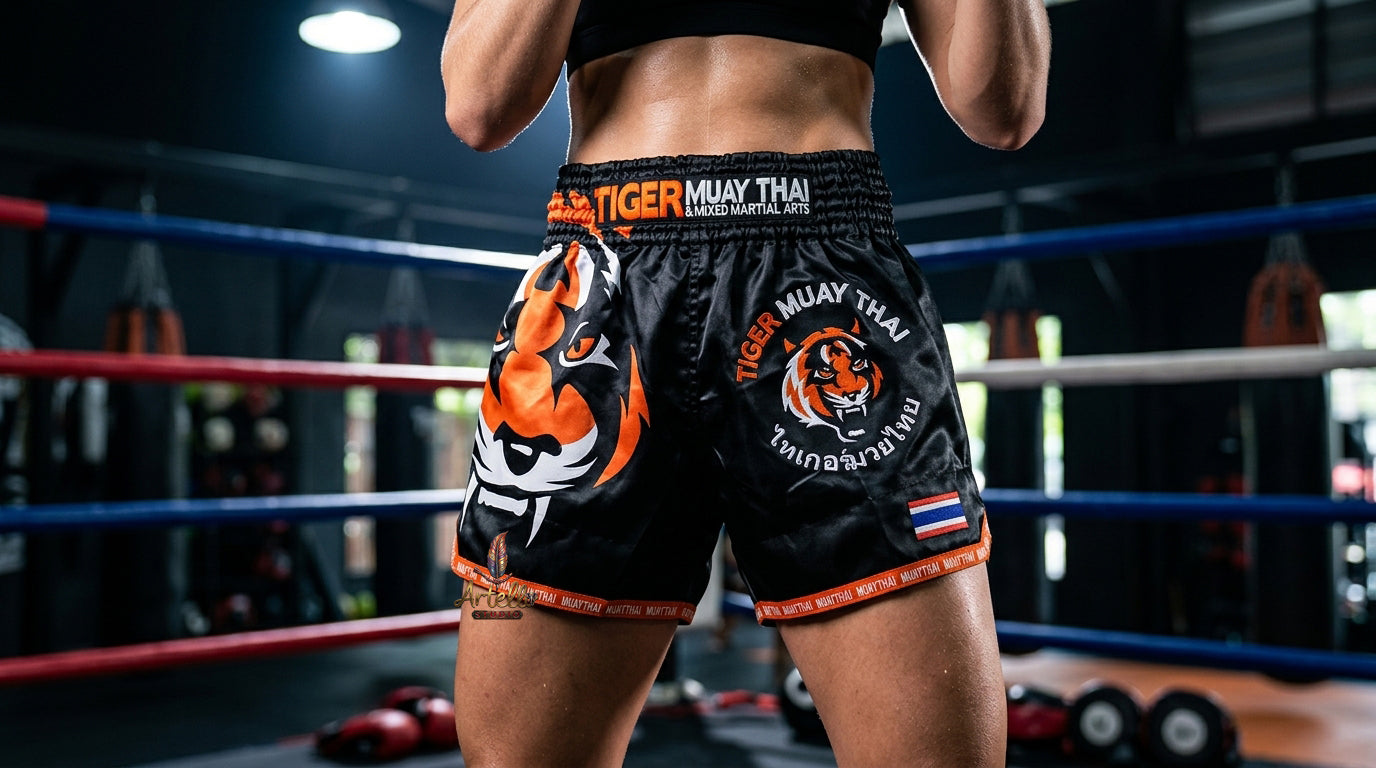 🥊 Muay Thai Shorts Kickboxing MMA Fight Shorts for Men Women Kids – Thai Boxing Training Gear, Breathable Quick Dry Martial Arts Combat Shorts