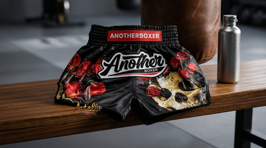 🥊 Muay Thai Shorts Kickboxing MMA Fight Shorts for Men Women Kids – Thai Boxing Training Gear, Breathable Quick Dry Martial Arts Combat Shorts