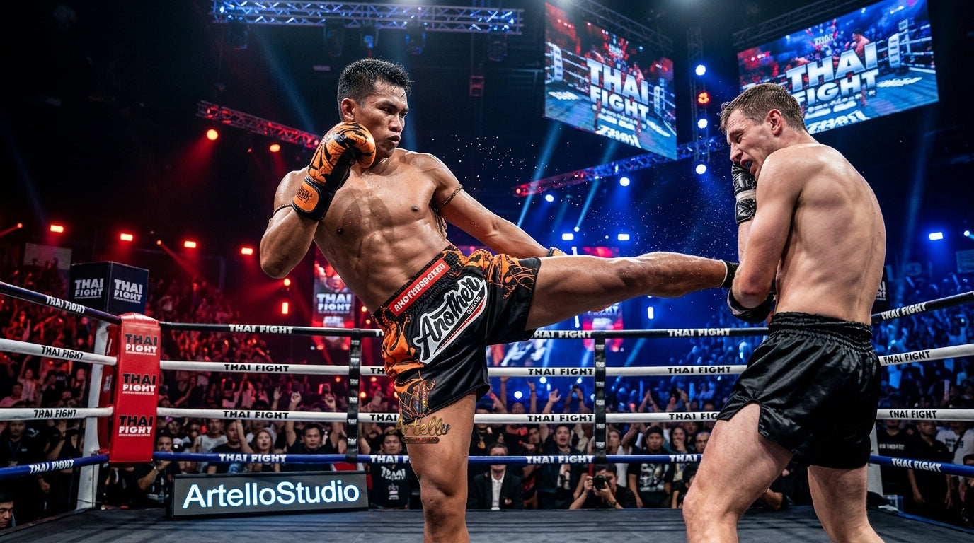 🥊 Muay Thai Shorts Kickboxing MMA Fight Shorts for Men Women Kids – Thai Boxing Training Gear, Breathable Quick Dry Martial Arts Combat Shorts