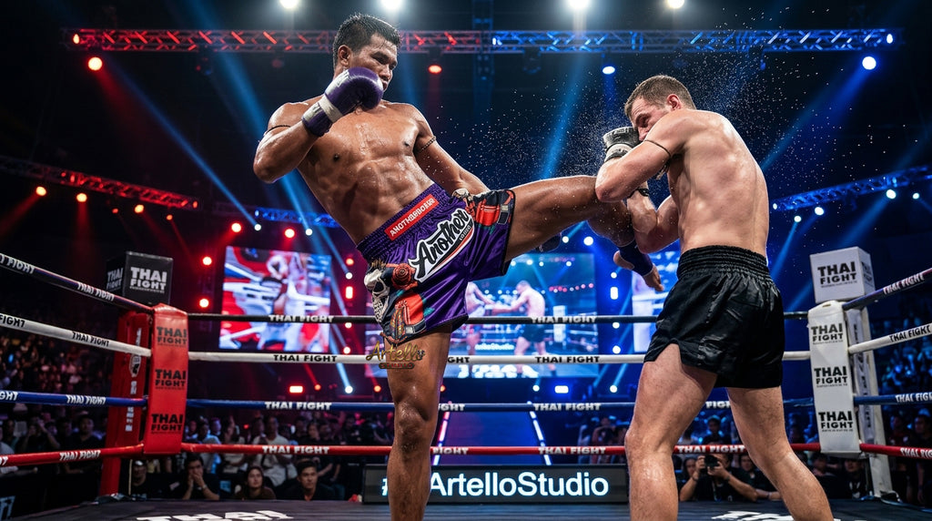 🥊 Muay Thai Shorts Kickboxing MMA Fight Shorts for Men Women Kids – Thai Boxing Training Gear, Breathable Quick Dry Martial Arts Combat Shorts