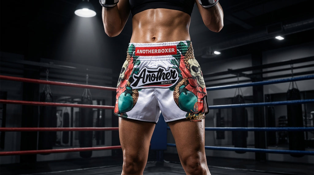 🥊 Muay Thai Shorts Kickboxing MMA Fight Shorts for Men Women Kids – Thai Boxing Training Gear, Breathable Quick Dry Martial Arts Combat Shorts