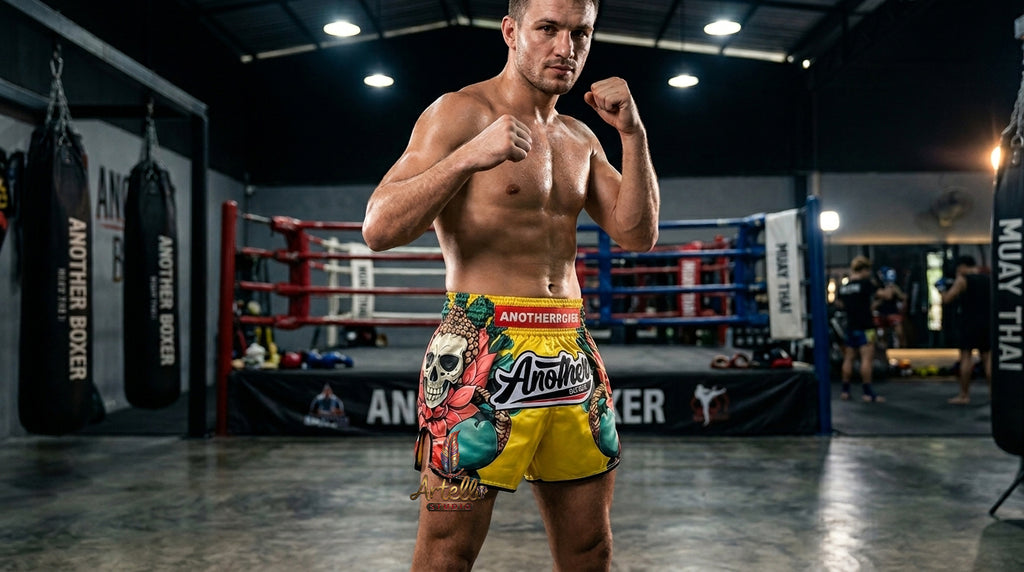 🥊 Muay Thai Shorts Kickboxing MMA Fight Shorts for Men Women Kids – Thai Boxing Training Gear, Breathable Quick Dry Martial Arts Combat Shorts