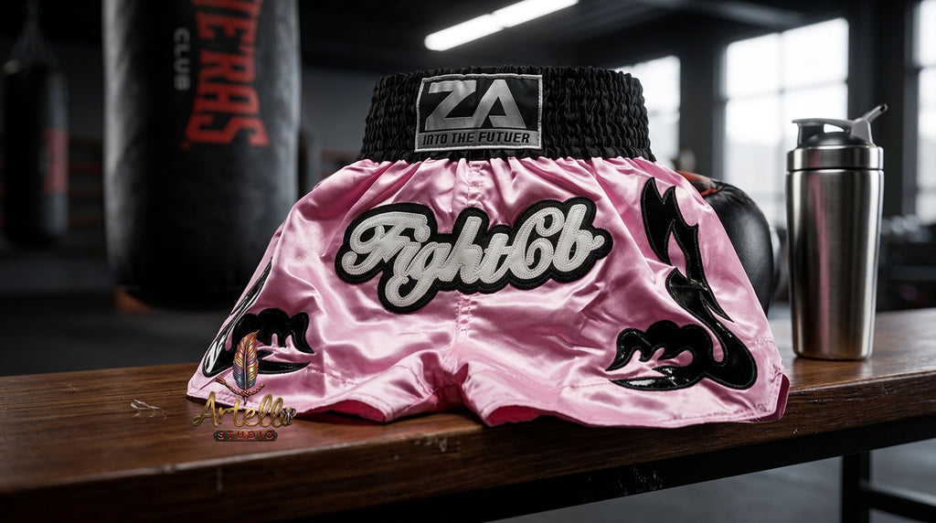 🥊 Muay Thai Shorts Kickboxing MMA Fight Shorts for Men Women Kids – Thai Boxing Training Gear, Breathable Quick Dry Martial Arts Combat Shorts