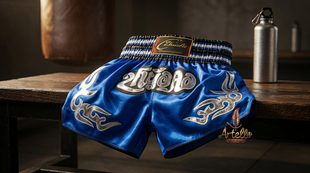 🥊 Muay Thai Shorts Kickboxing MMA Fight Shorts for Men Women Kids – Thai Boxing Training Gear, Breathable Quick Dry Martial Arts Combat Shorts