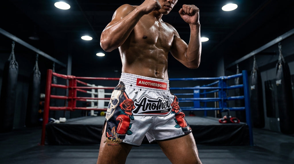 🥊 Muay Thai Shorts Kickboxing MMA Fight Shorts for Men Women Kids – Thai Boxing Training Gear, Breathable Quick Dry Martial Arts Combat Shorts