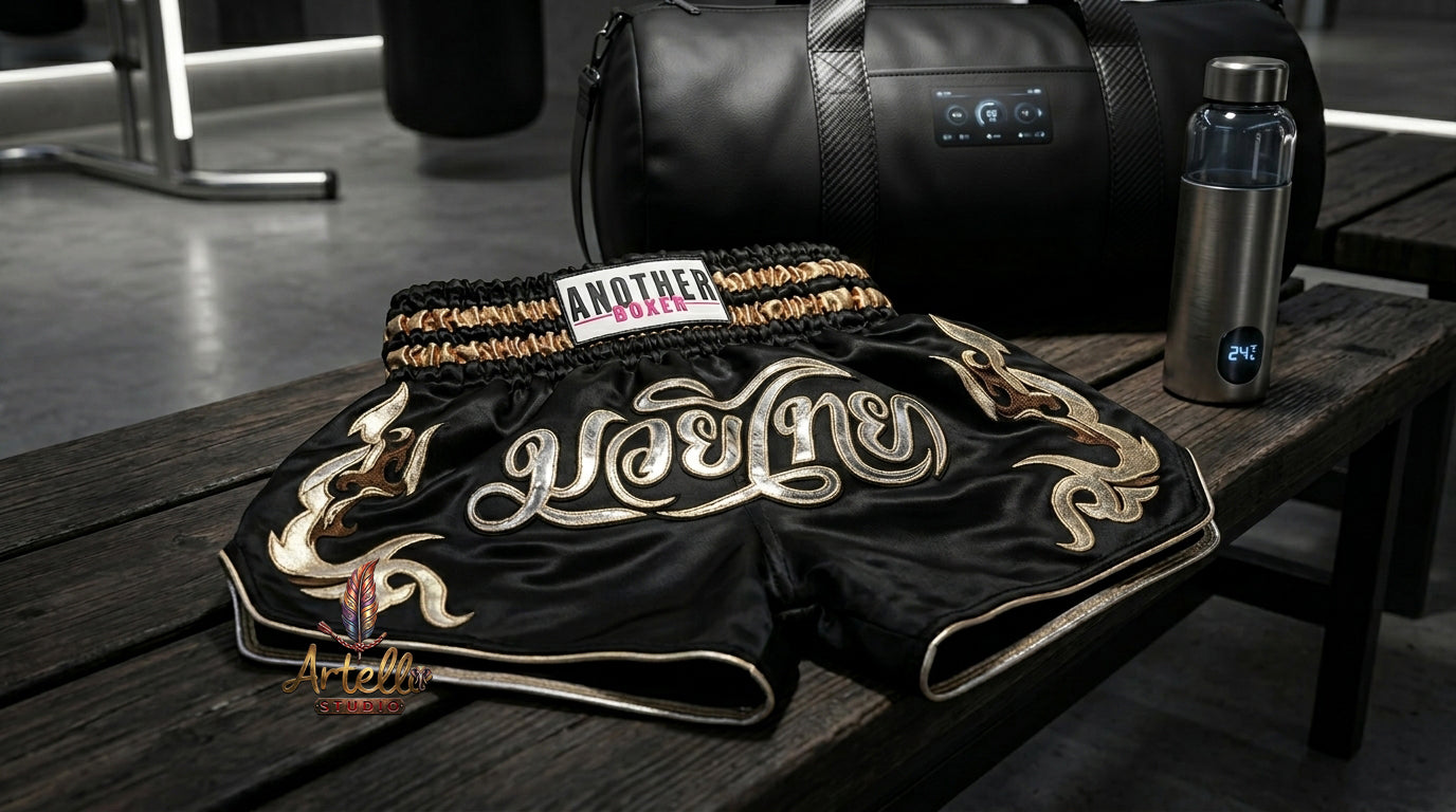 🥊 Muay Thai Shorts Kickboxing MMA Fight Shorts for Men Women Kids – Thai Boxing Training Gear, Breathable Quick Dry Martial Arts Combat Shorts