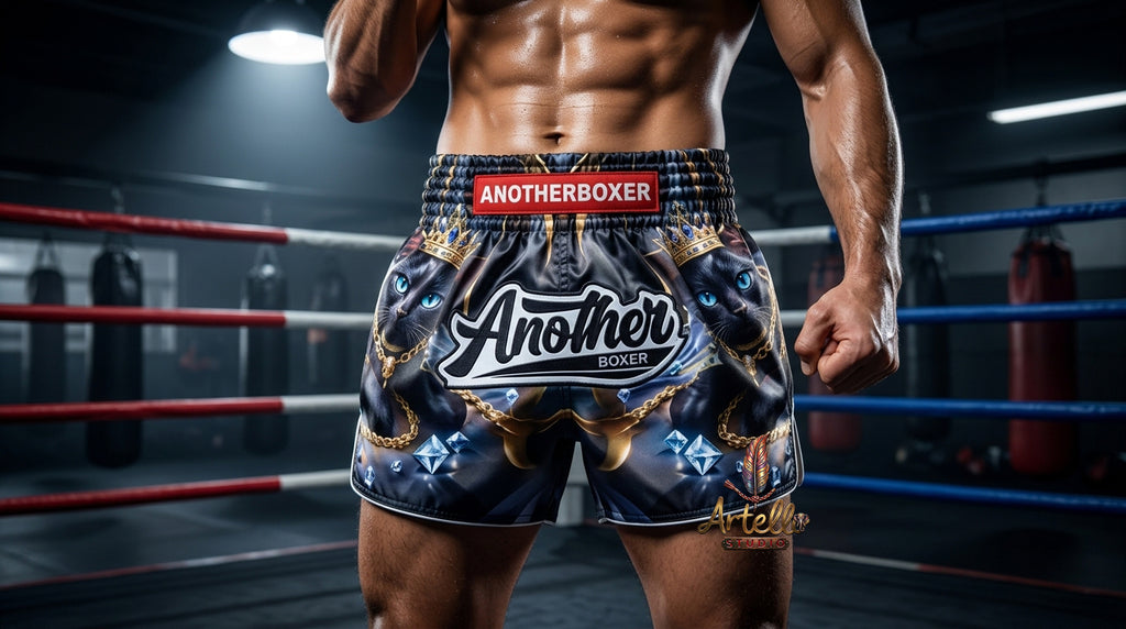 🥊 Muay Thai Shorts Kickboxing MMA Fight Shorts for Men Women Kids – Thai Boxing Training Gear, Breathable Quick Dry Martial Arts Combat Shorts