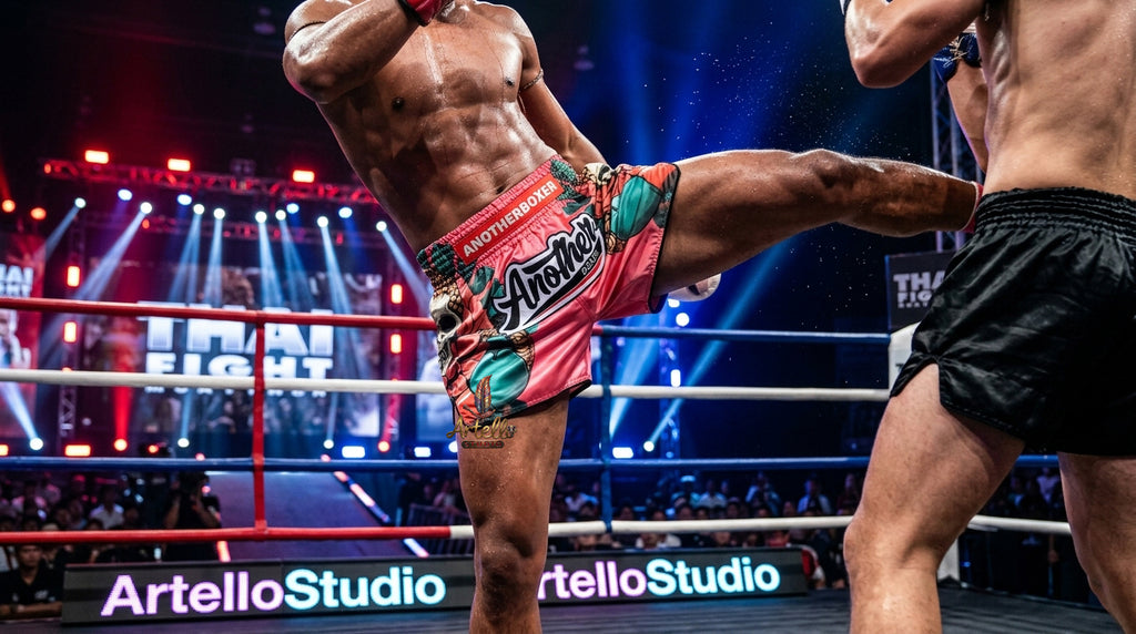 🥊 Muay Thai Shorts Kickboxing MMA Fight Shorts for Men Women Kids – Thai Boxing Training Gear, Breathable Quick Dry Martial Arts Combat Shorts