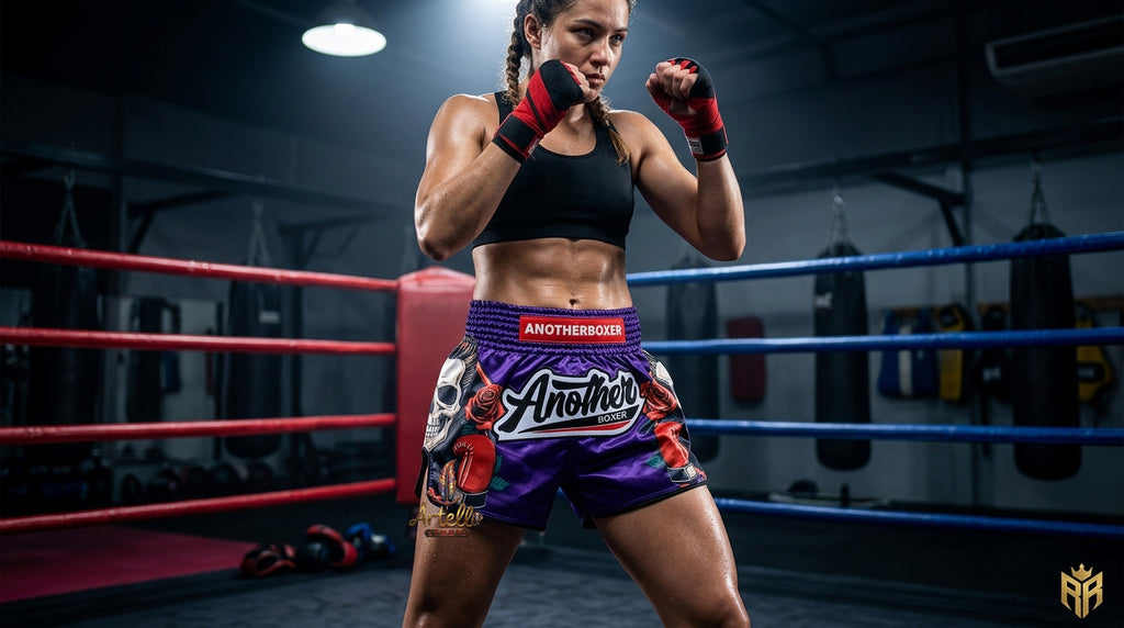 🥊 Muay Thai Shorts Kickboxing MMA Fight Shorts for Men Women Kids – Thai Boxing Training Gear, Breathable Quick Dry Martial Arts Combat Shorts