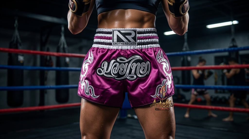 🥊 Muay Thai Shorts Kickboxing MMA Fight Shorts for Men Women Kids – Thai Boxing Training Gear, Breathable Quick Dry Martial Arts Combat Shorts