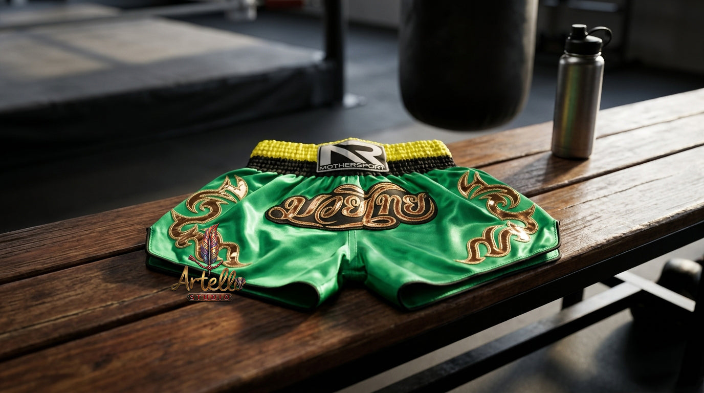 🥊 Muay Thai Shorts Kickboxing MMA Fight Shorts for Men Women Kids – Thai Boxing Training Gear, Breathable Quick Dry Martial Arts Combat Shorts