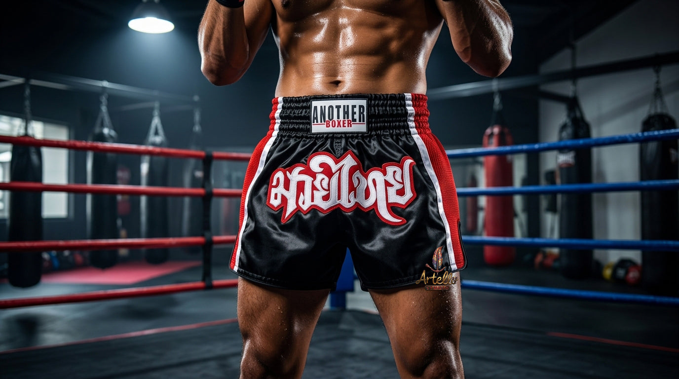 🥊 Muay Thai Shorts Kickboxing MMA Fight Shorts for Men Women Kids – Thai Boxing Training Gear, Breathable Quick Dry Martial Arts Combat Shorts