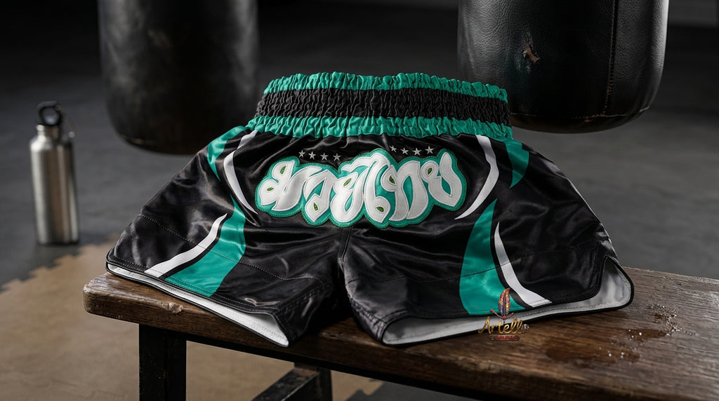 🥊 Muay Thai Shorts Kickboxing MMA Fight Shorts for Men Women Kids – Thai Boxing Training Gear, Breathable Quick Dry Martial Arts Combat Shorts