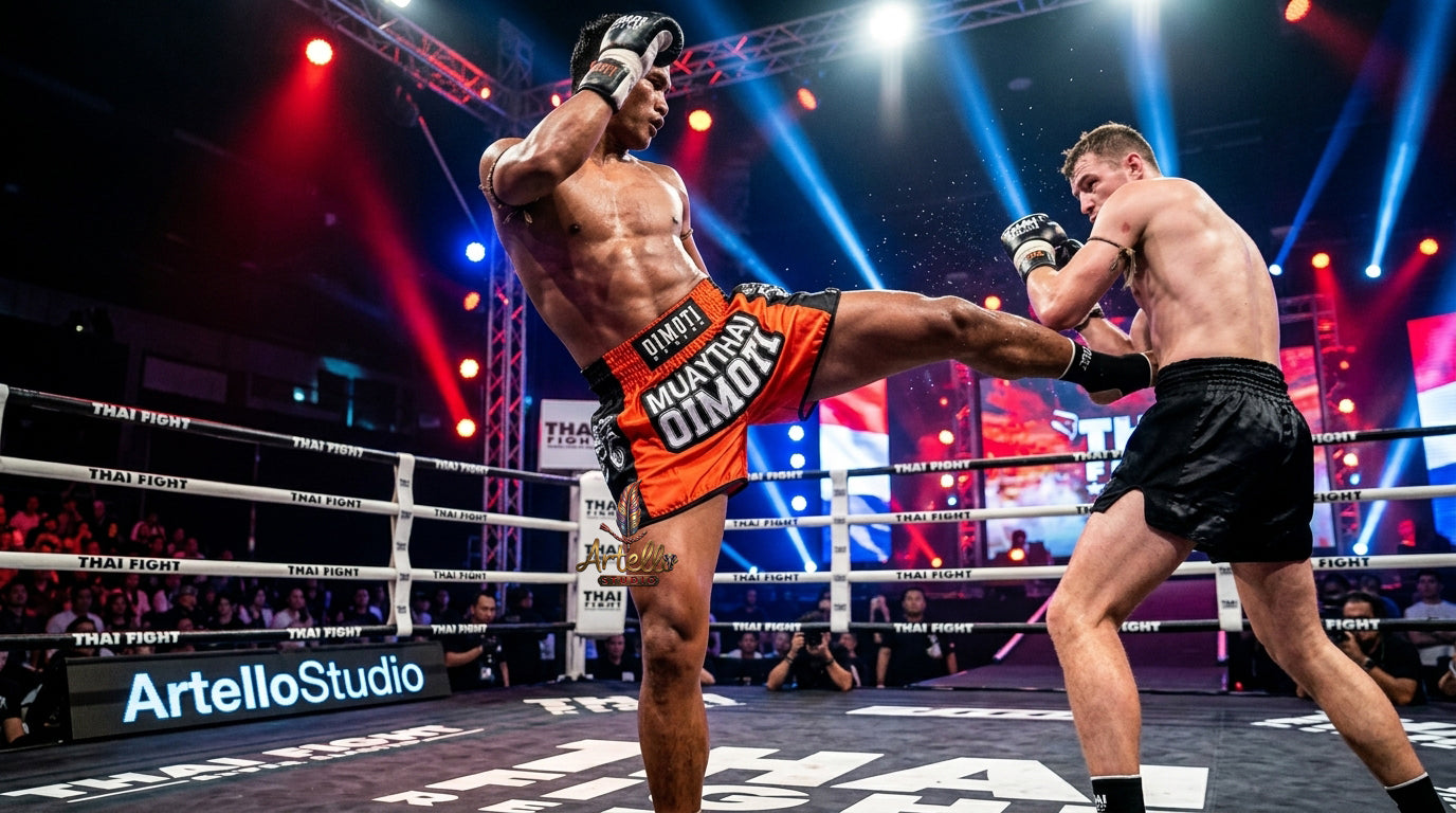 🥊 Muay Thai Shorts Kickboxing MMA Fight Shorts for Men Women Kids – Thai Boxing Training Gear, Breathable Quick Dry Martial Arts Combat Shorts