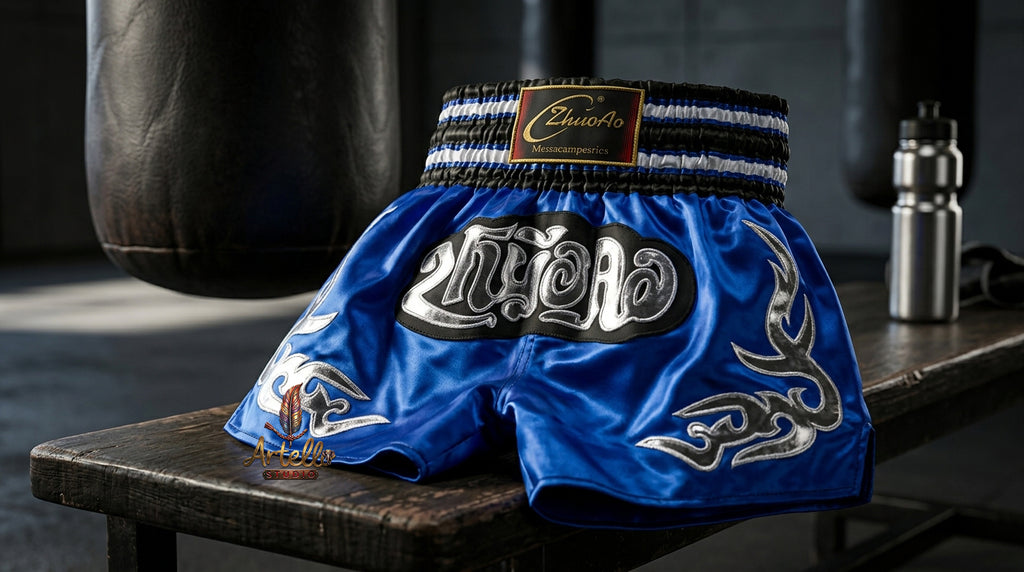 🥊 Muay Thai Shorts Kickboxing MMA Fight Shorts for Men Women Kids – Thai Boxing Training Gear, Breathable Quick Dry Martial Arts Combat Shorts