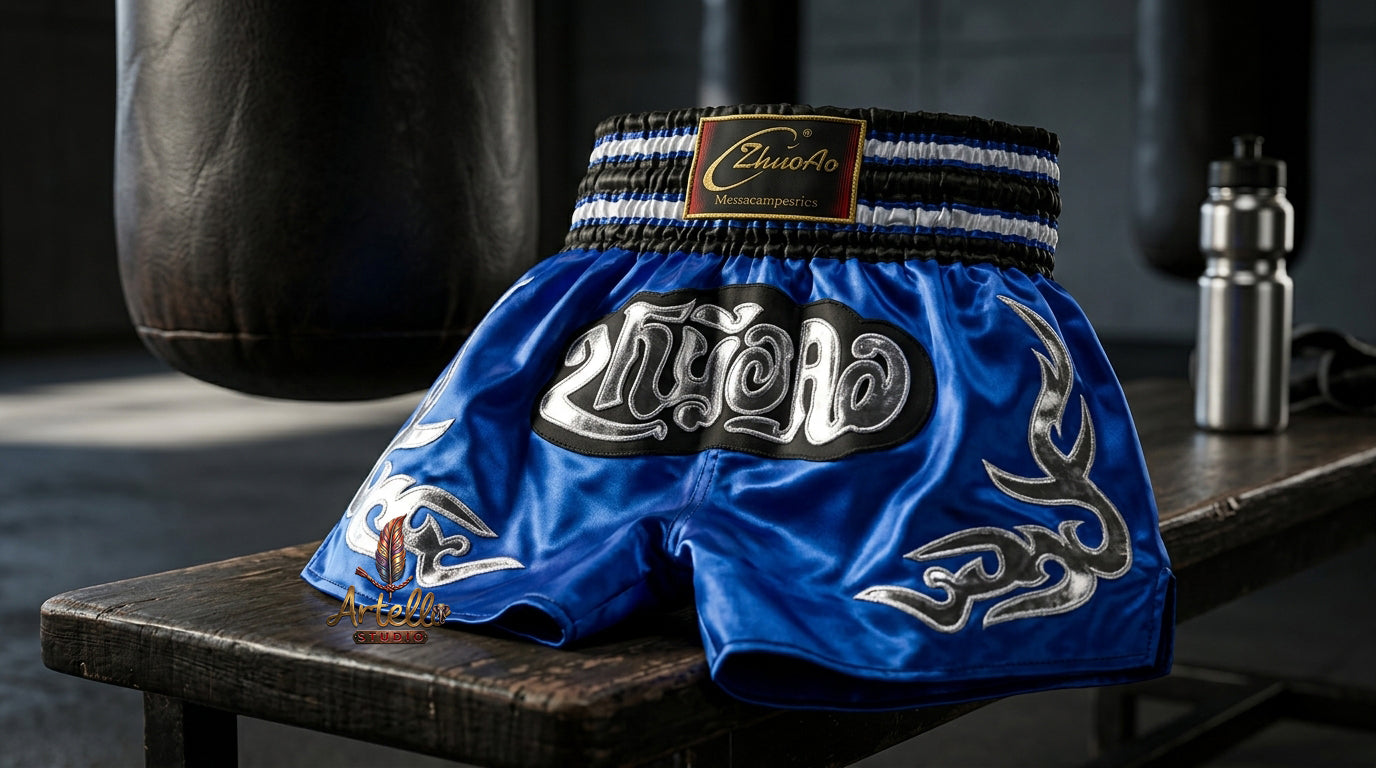 🥊 Muay Thai Shorts Kickboxing MMA Fight Shorts for Men Women Kids – Thai Boxing Training Gear, Breathable Quick Dry Martial Arts Combat Shorts