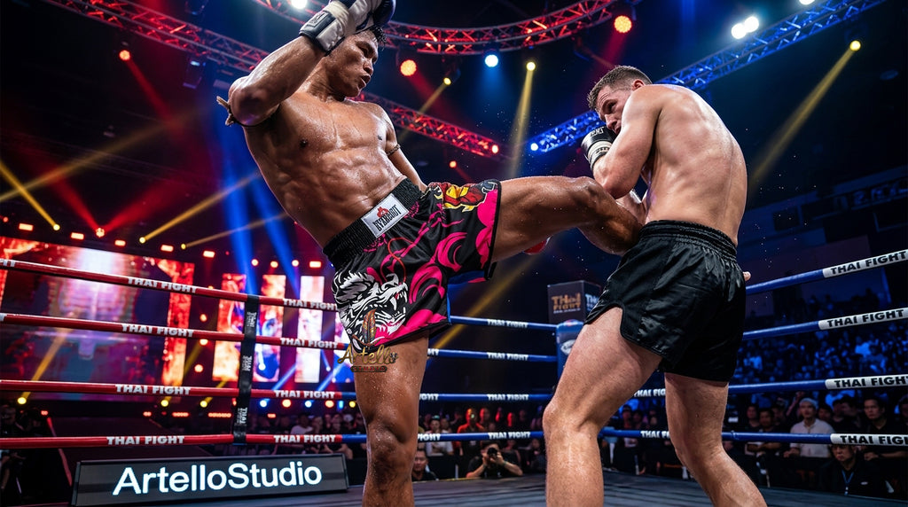 🥊 Muay Thai Shorts Kickboxing MMA Fight Shorts for Men Women Kids – Thai Boxing Training Gear, Breathable Quick Dry Martial Arts Combat Shorts