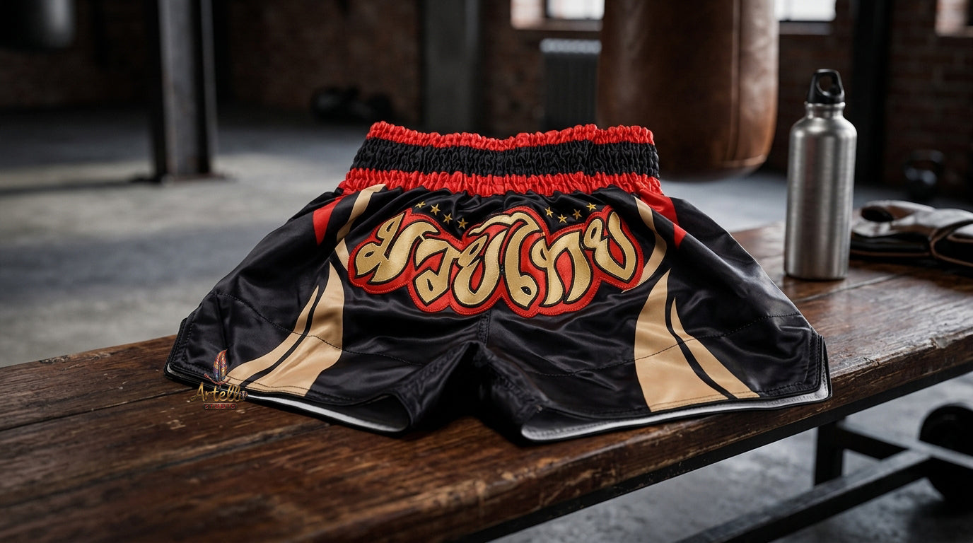 🥊 Muay Thai Shorts Kickboxing MMA Fight Shorts for Men Women Kids – Thai Boxing Training Gear, Breathable Quick Dry Martial Arts Combat Shorts