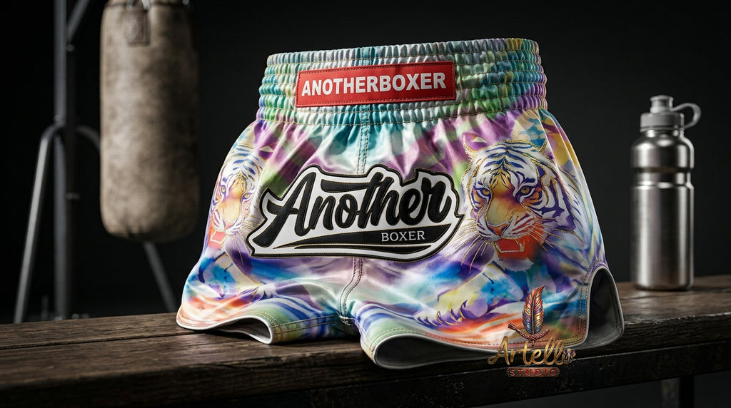 🥊 Muay Thai Shorts Kickboxing MMA Fight Shorts for Men Women Kids – Thai Boxing Training Gear, Breathable Quick Dry Martial Arts Combat Shorts