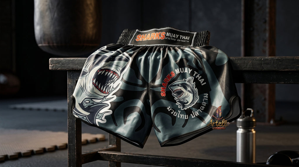 🥊 Muay Thai Shorts Kickboxing MMA Fight Shorts for Men Women Kids – Thai Boxing Training Gear, Breathable Quick Dry Martial Arts Combat Shorts