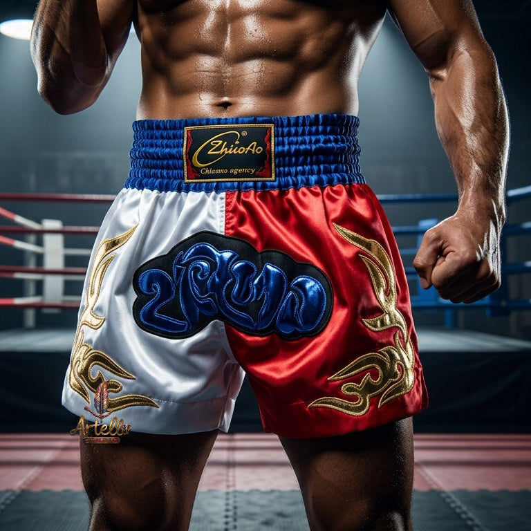 🥊 Muay Thai Shorts Kickboxing MMA Fight Shorts for Men Women Kids – Thai Boxing Training Gear, Breathable Quick Dry Martial Arts Combat Shorts