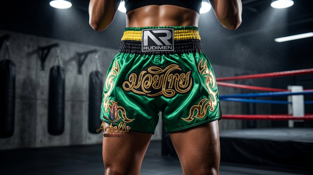 🥊 Muay Thai Shorts Kickboxing MMA Fight Shorts for Men Women Kids – Thai Boxing Training Gear, Breathable Quick Dry Martial Arts Combat Shorts