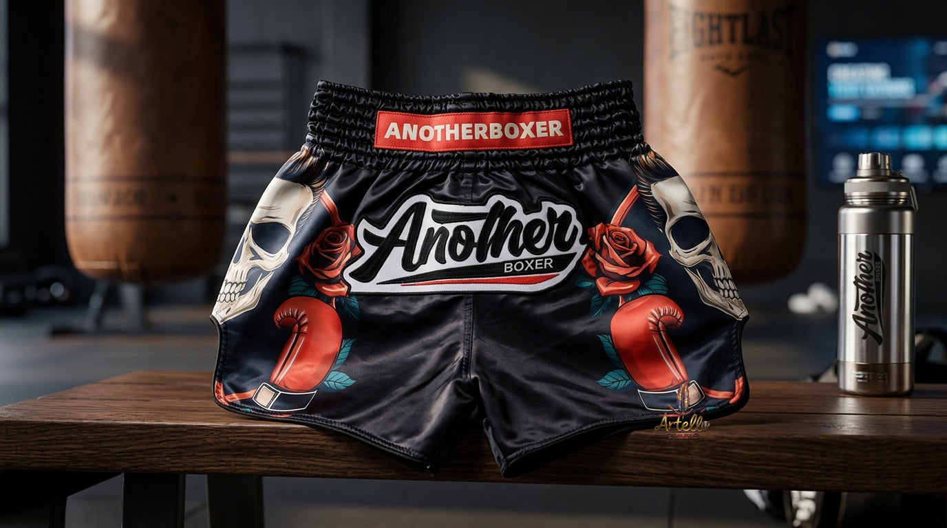 🥊 Muay Thai Shorts Kickboxing MMA Fight Shorts for Men Women Kids – Thai Boxing Training Gear, Breathable Quick Dry Martial Arts Combat Shorts
