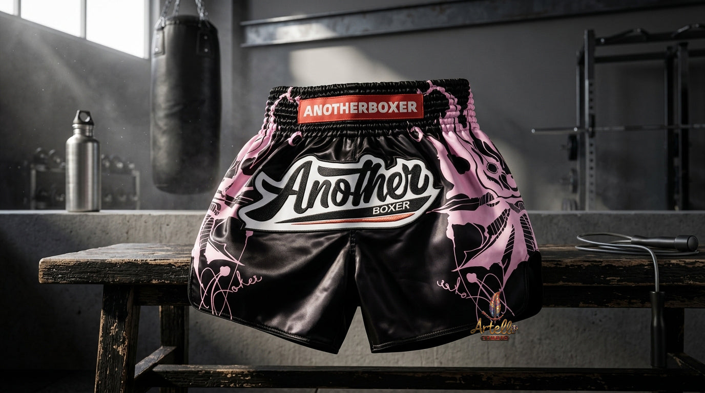 🥊 Muay Thai Shorts Kickboxing MMA Fight Shorts for Men Women Kids – Thai Boxing Training Gear, Breathable Quick Dry Martial Arts Combat Shorts