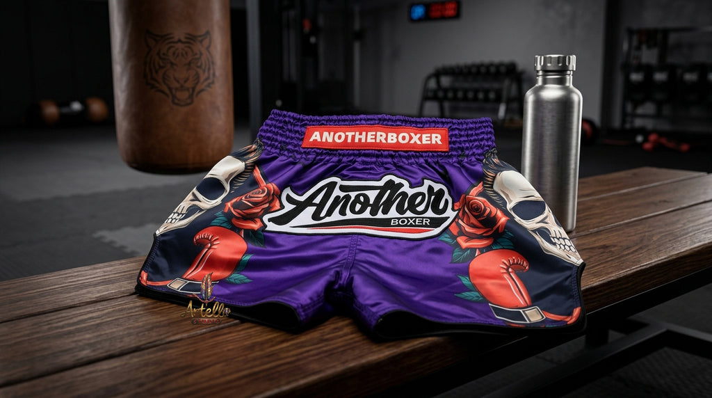 🥊 Muay Thai Shorts Kickboxing MMA Fight Shorts for Men Women Kids – Thai Boxing Training Gear, Breathable Quick Dry Martial Arts Combat Shorts