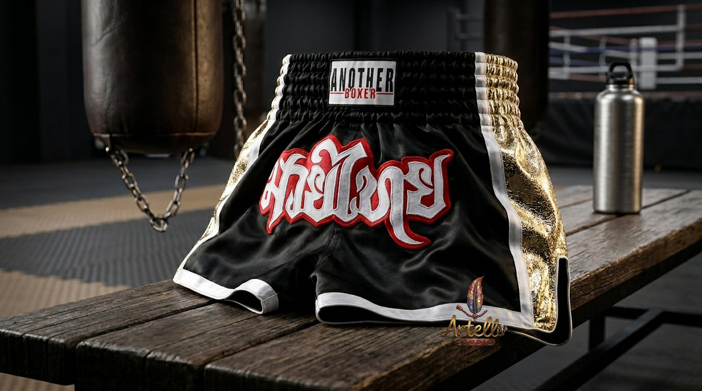 🥊 Muay Thai Shorts Kickboxing MMA Fight Shorts for Men Women Kids – Thai Boxing Training Gear, Breathable Quick Dry Martial Arts Combat Shorts