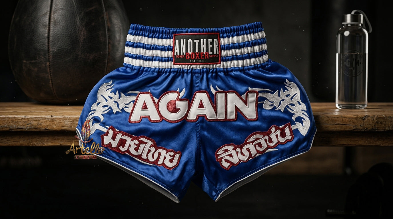 🥊 Muay Thai Shorts Kickboxing MMA Fight Shorts for Men Women Kids – Thai Boxing Training Gear, Breathable Quick Dry Martial Arts Combat Shorts