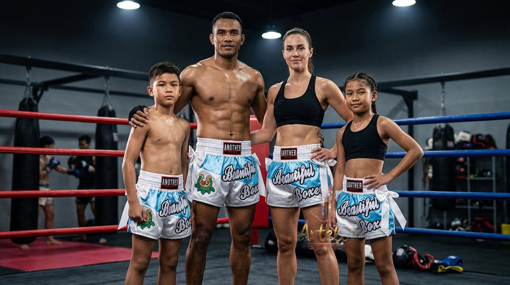 🥊 Muay Thai Shorts Kickboxing MMA Fight Shorts for Men Women Kids – Thai Boxing Training Gear, Breathable Quick Dry Martial Arts Combat Shorts