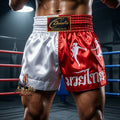 🥊 Muay Thai Shorts Kickboxing MMA Fight Shorts for Men Women Kids – Thai Boxing Training Gear, Breathable Quick Dry Martial Arts Combat Shorts