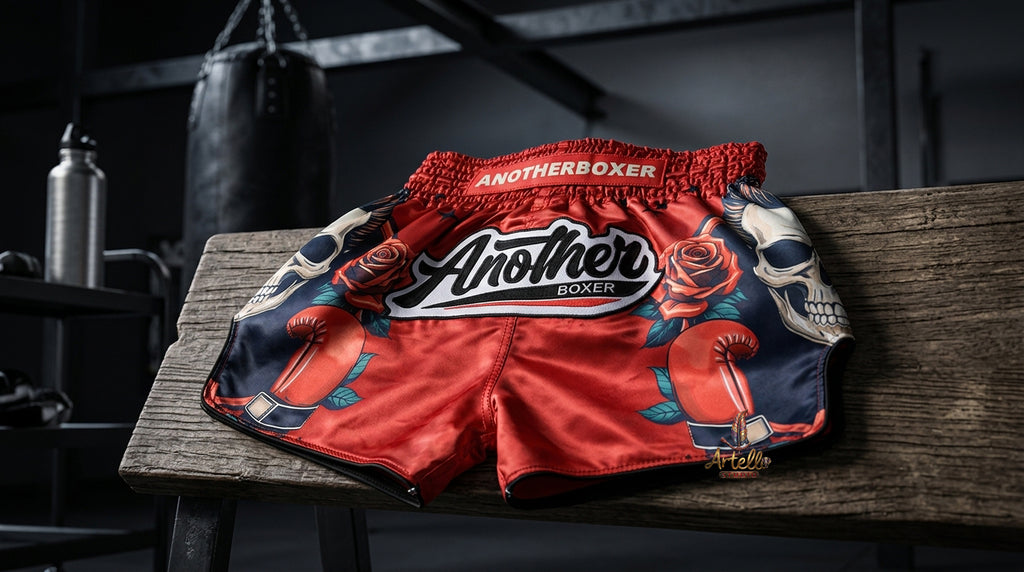 🥊 Muay Thai Shorts Kickboxing MMA Fight Shorts for Men Women Kids – Thai Boxing Training Gear, Breathable Quick Dry Martial Arts Combat Shorts
